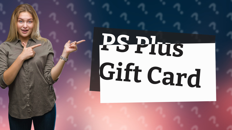 PS Plus Gift Card