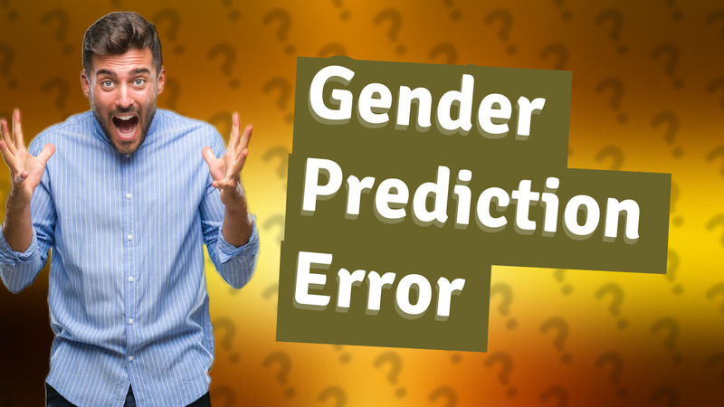 Gender Prediction Error