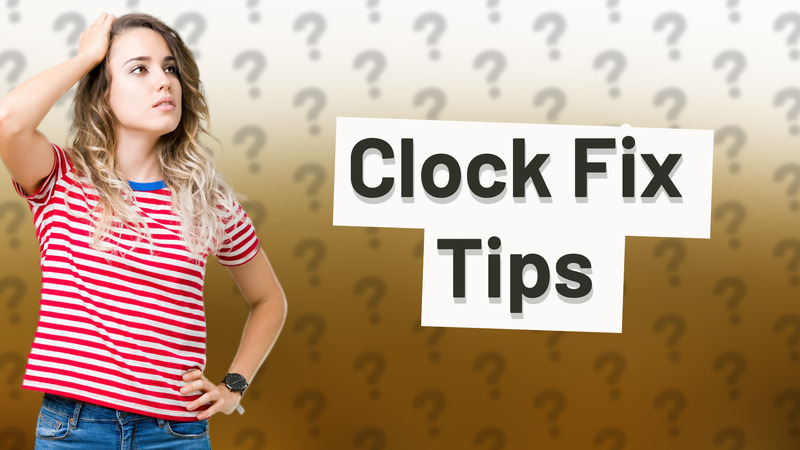 Clock Fix Tips