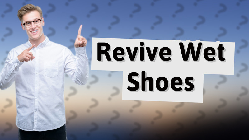 Revive Wet Shoes