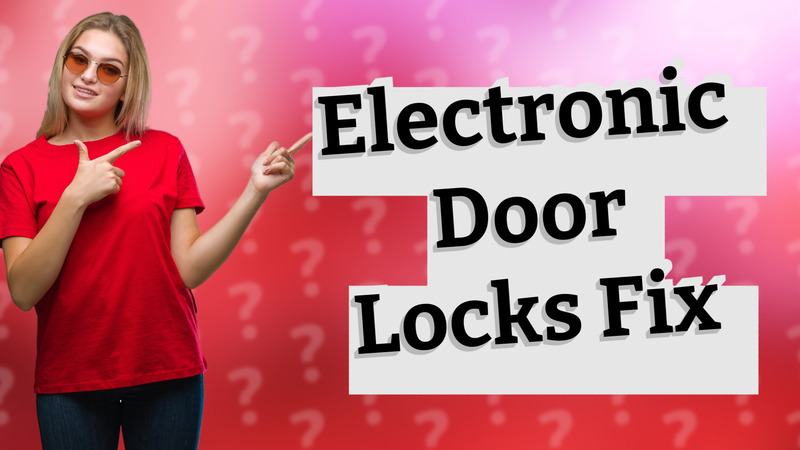 Electronic Door Locks Fix