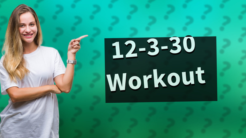 12-3-30 Workout