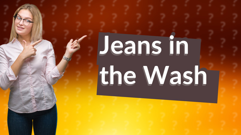 Jeans in the Wash