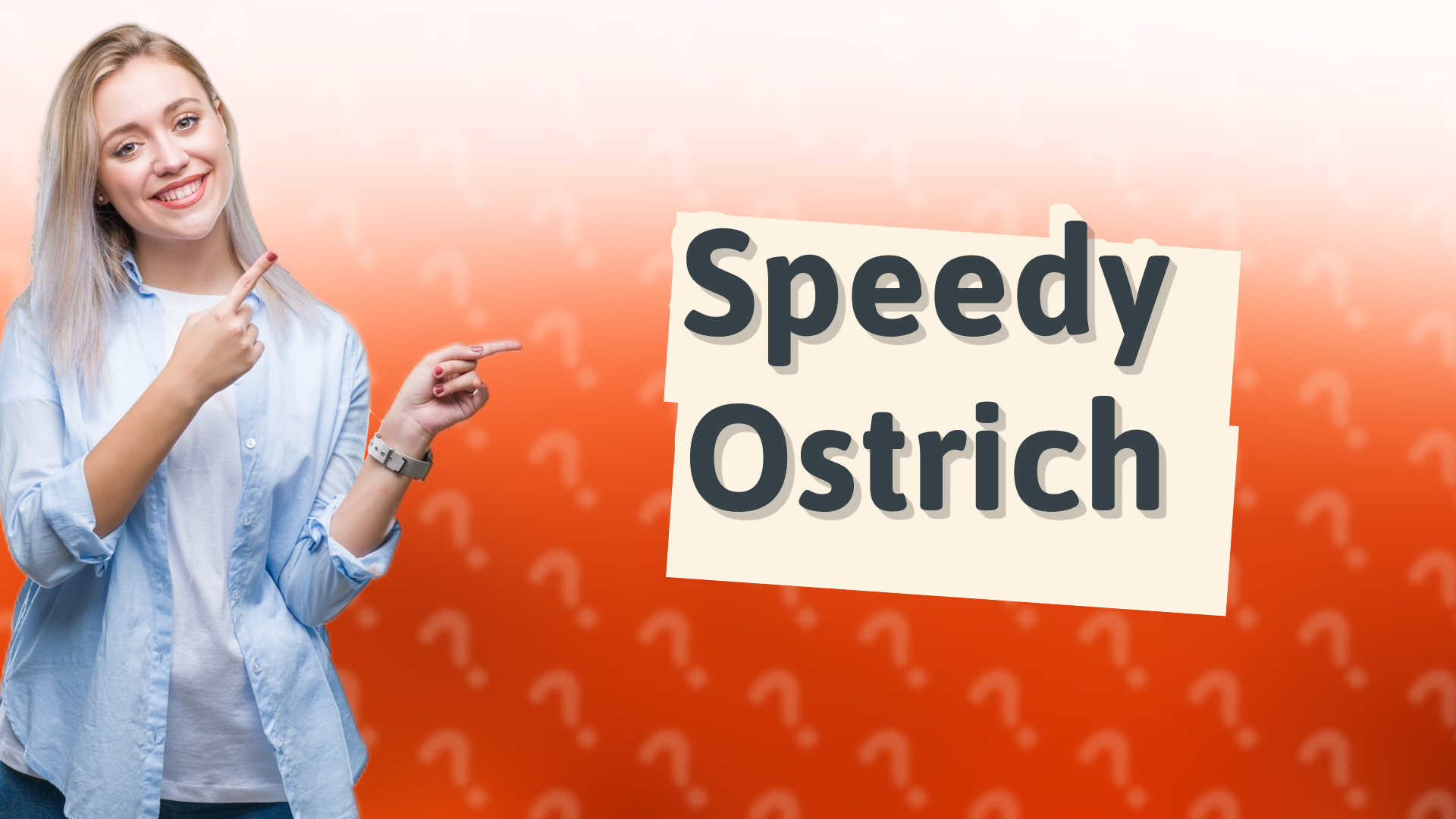Speedy Ostrich