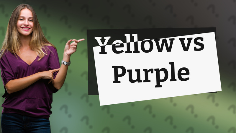 Yellow vs Purple