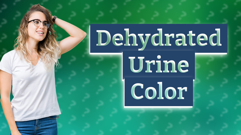 Dehydrated Urine Color