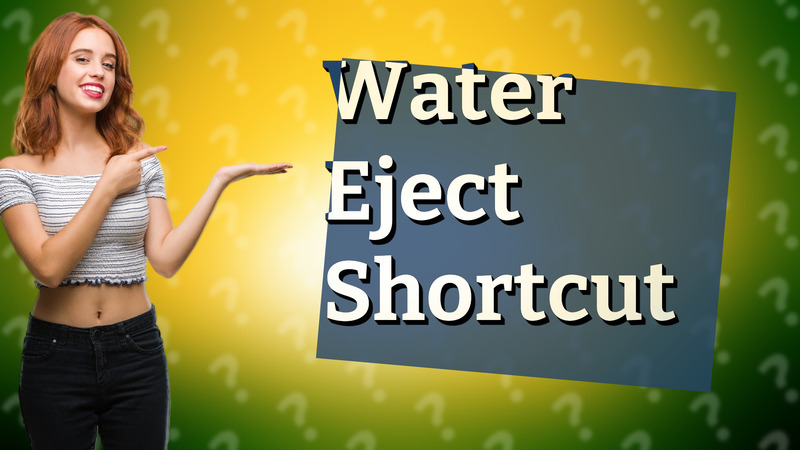 Water Eject Shortcut