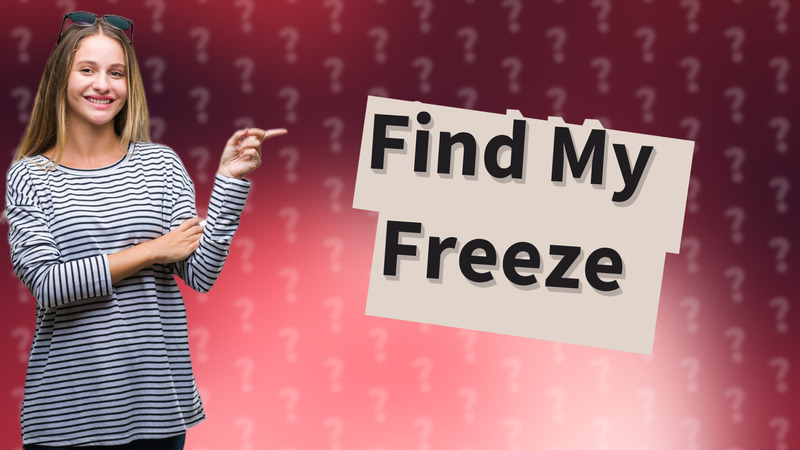Find My Freeze