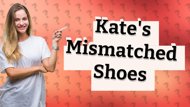 Kate's Mismatched Shoes