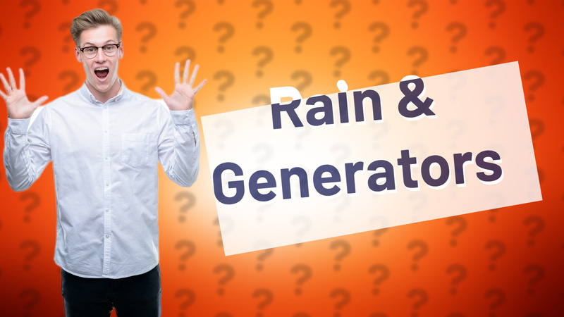 Rain & Generators