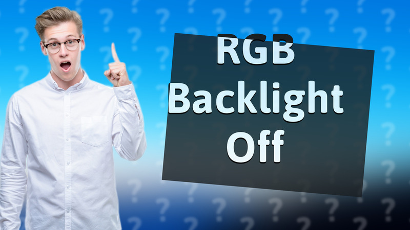 RGB Backlight Off