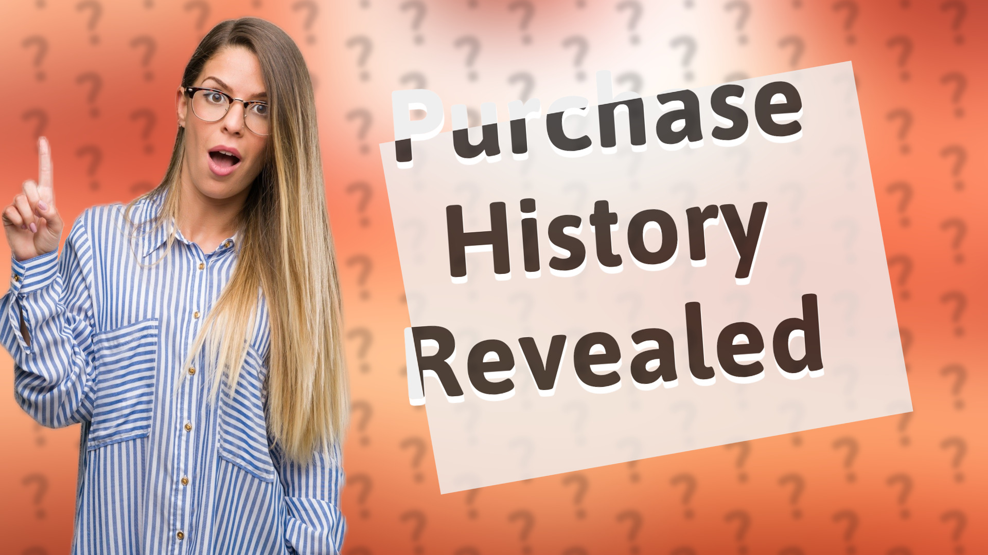 Purchase History Revealed