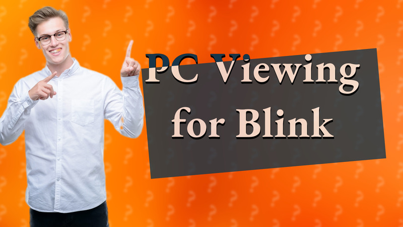 PC Viewing for Blink