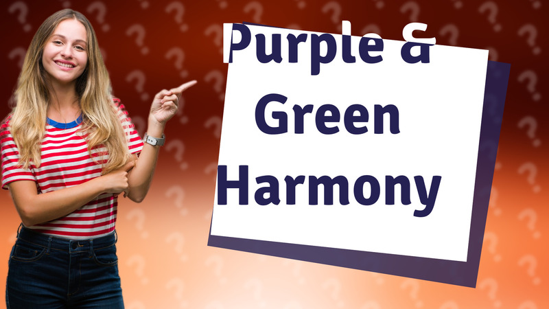 Purple & Green Harmony