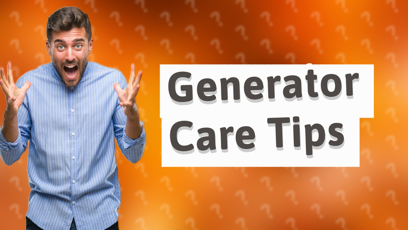 Generator Care Tips