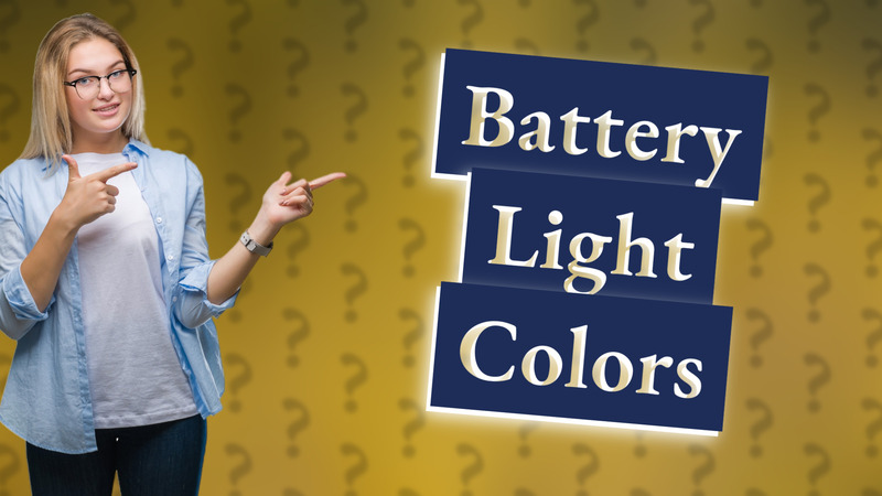 Battery Light Colors