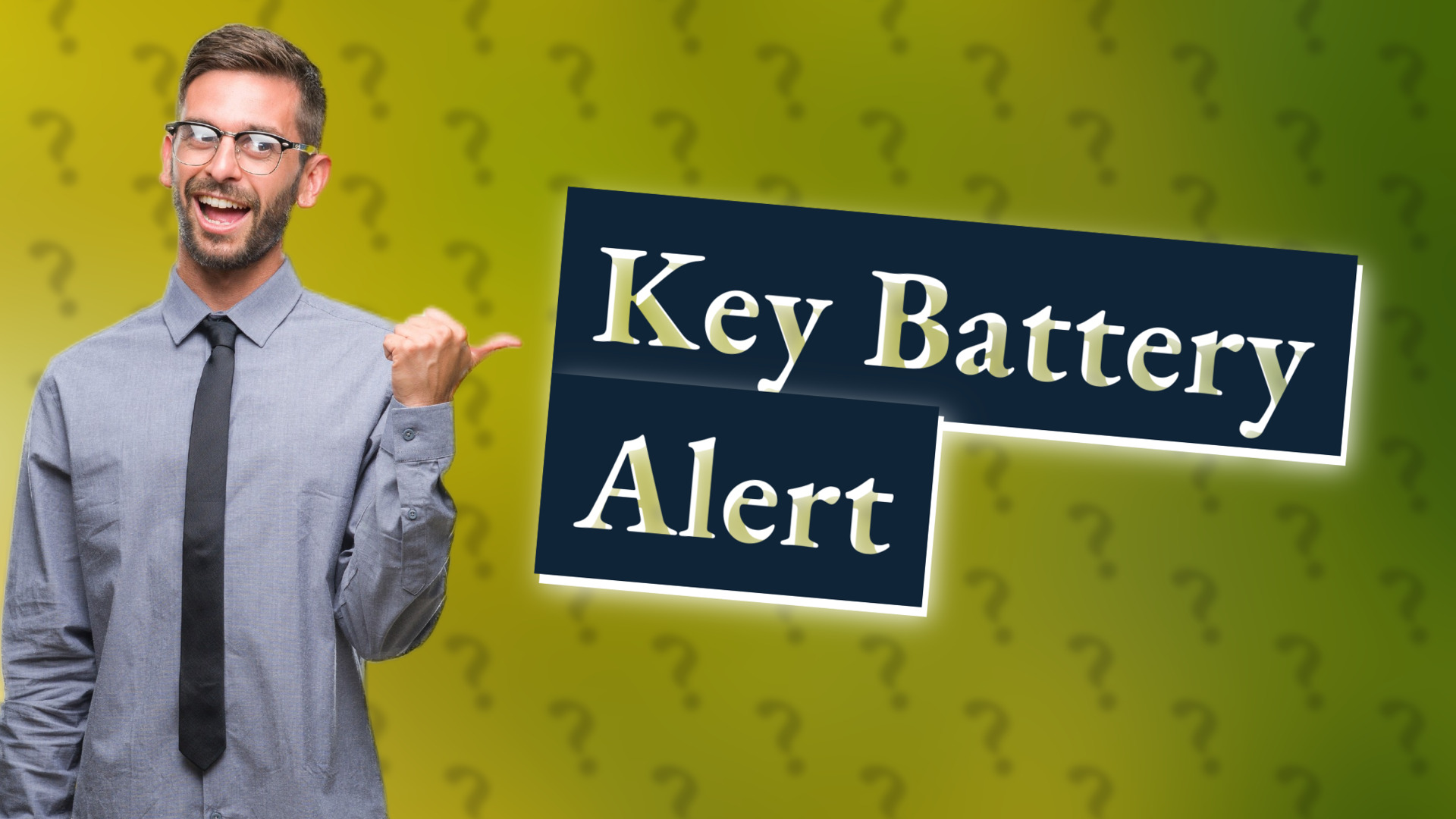 Key Battery Alert