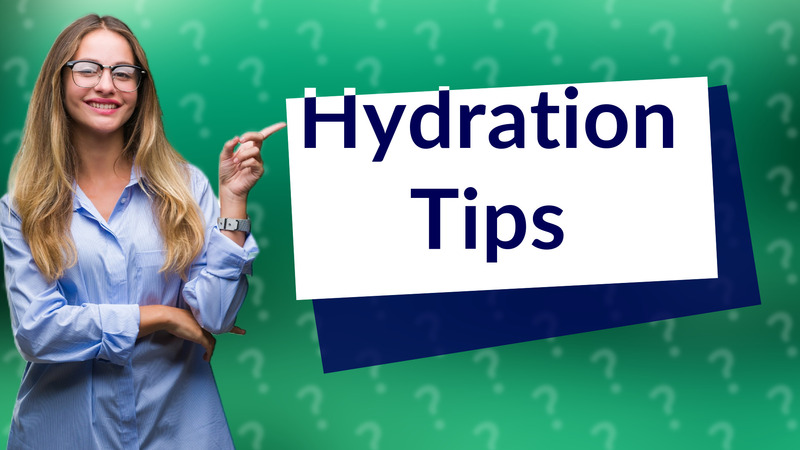Hydration Tips