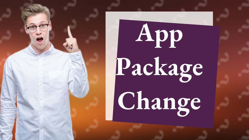 App Package Change
