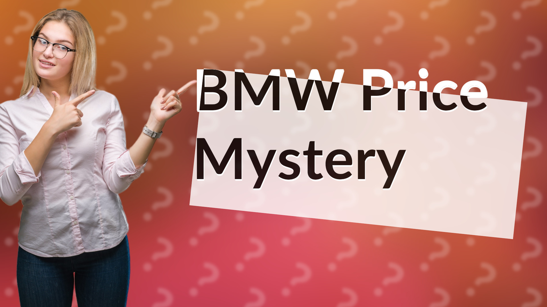 BMW Price Mystery