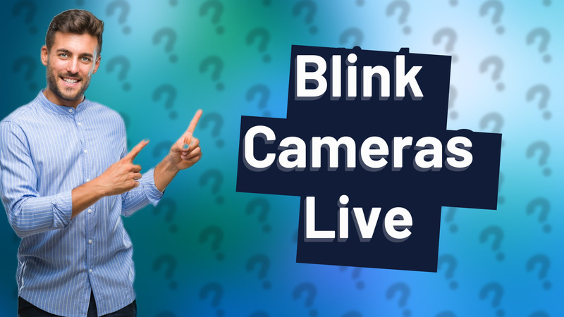 Blink Cameras Live