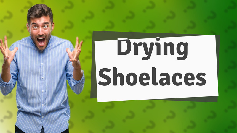 Drying Shoelaces