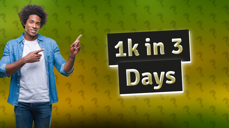 1k in 3 Days