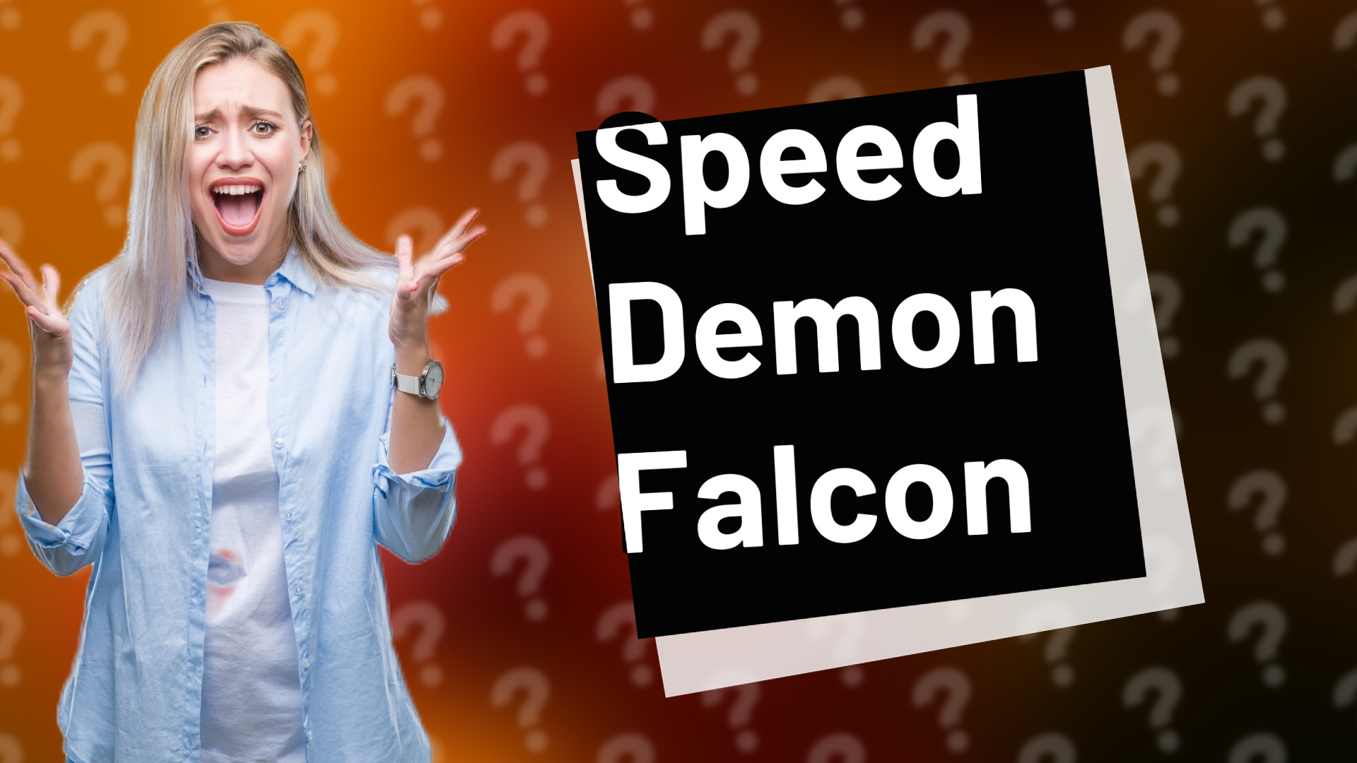 Speed Demon Falcon