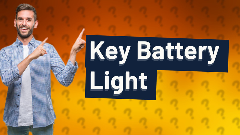 Key Battery Light