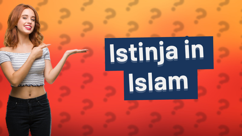 Istinja in Islam