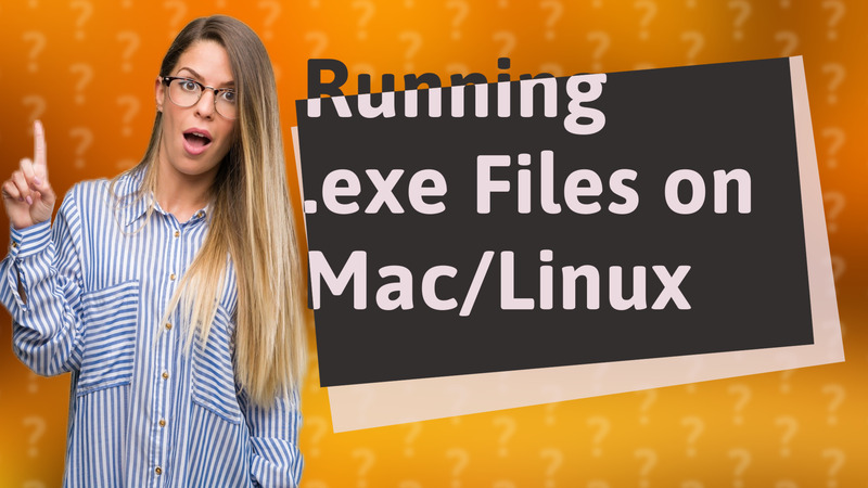 Running .exe Files on Mac/Linux