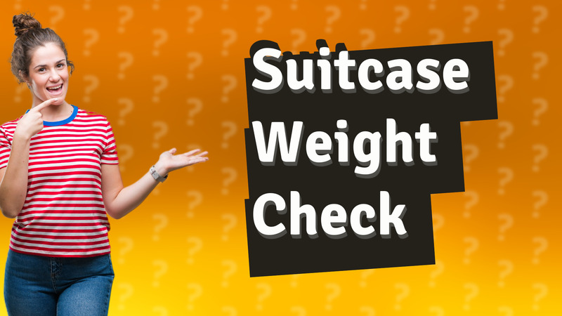 Suitcase Weight Check