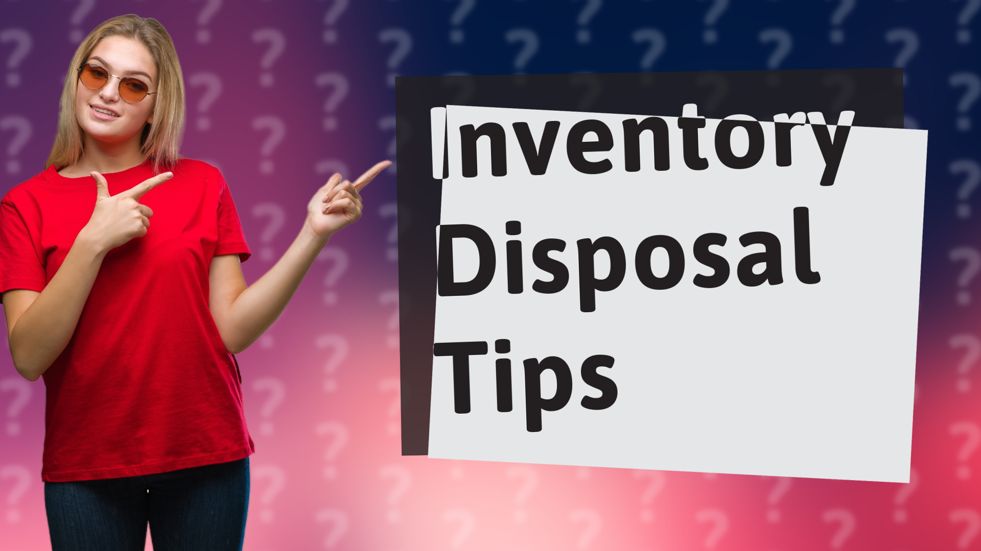 Inventory Disposal Tips