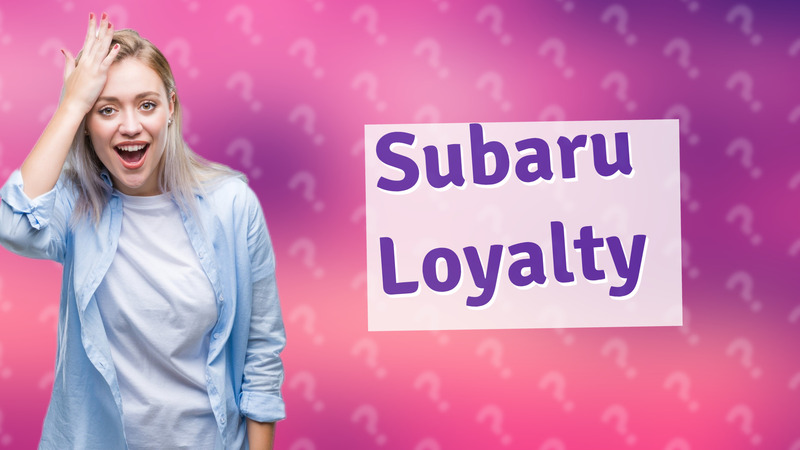 Subaru Loyalty