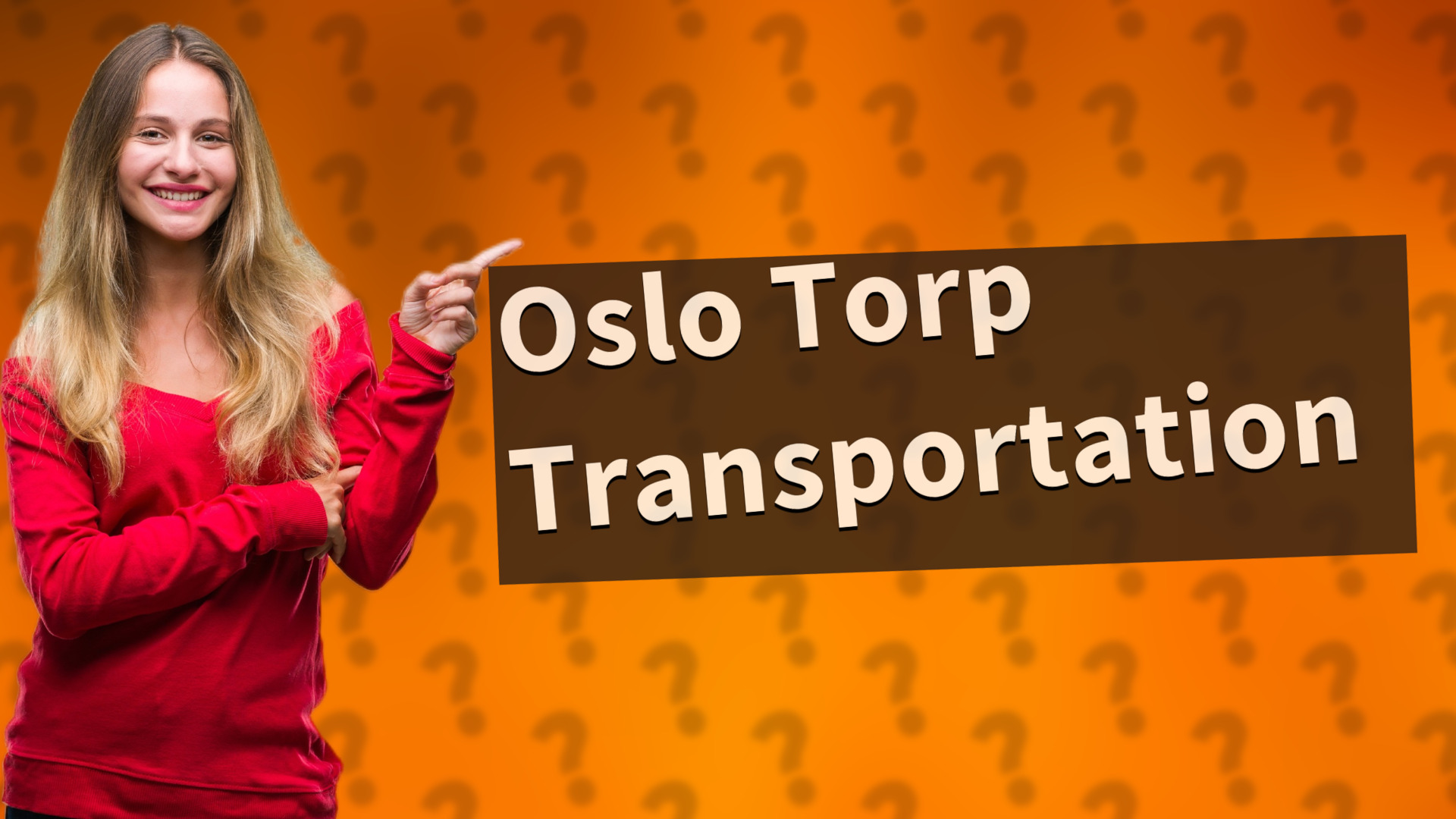 Oslo Torp Transportation