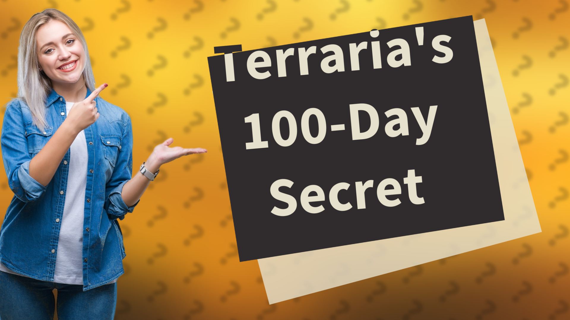 Terraria's 100-Day Secret