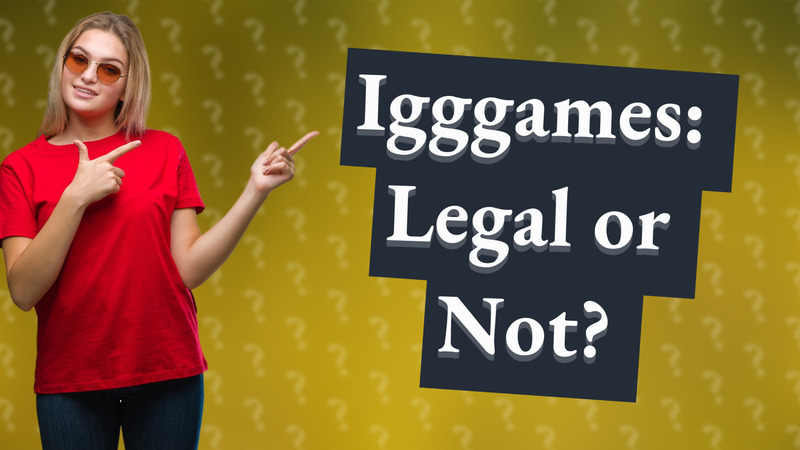 Igggames: Legal or Not?