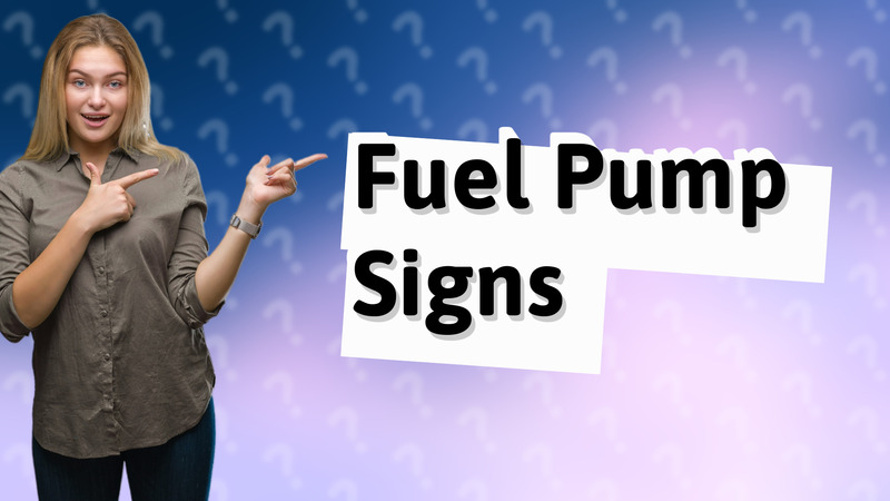 Fuel Pump Signs