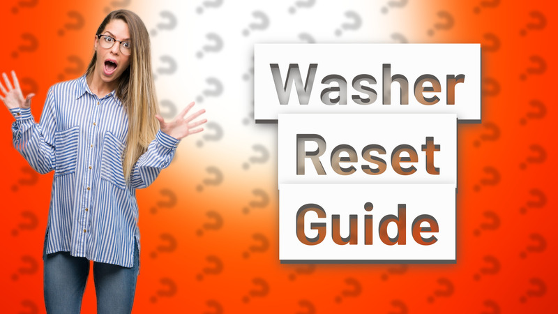 Washer Reset Guide