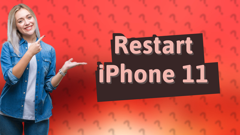 Restart iPhone 11