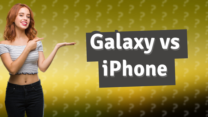 Galaxy vs iPhone