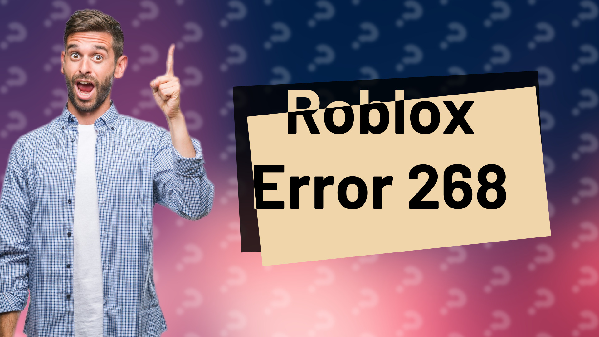 Roblox Error 268