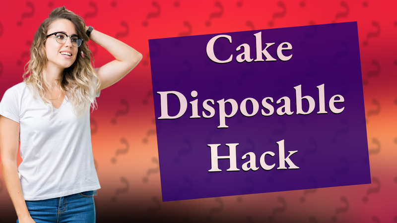 Cake Disposable Hack