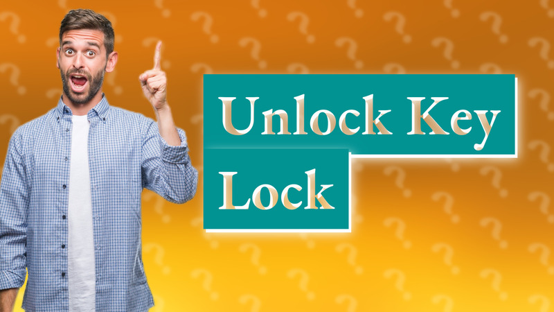 Unlock Key Lock
