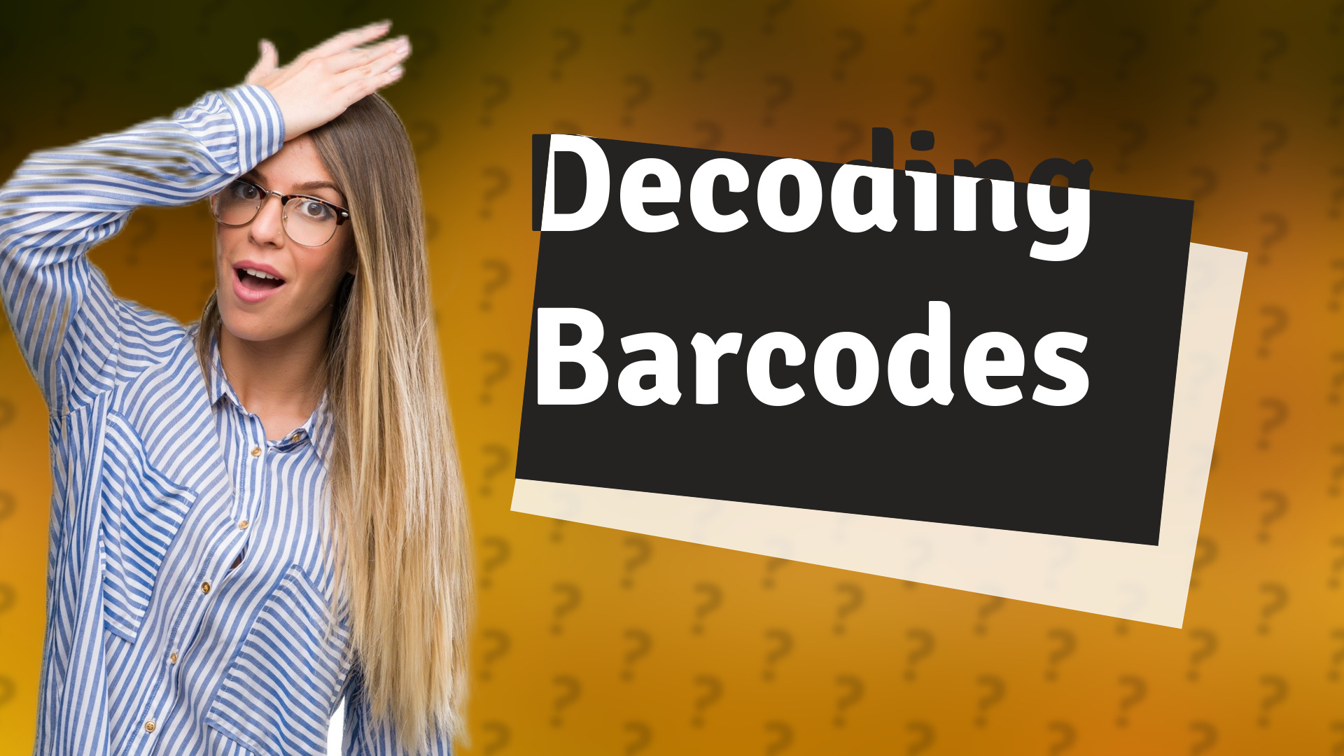 Decoding Barcodes