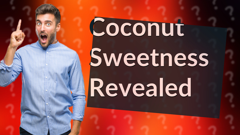 Coconut Sweetness Revealed