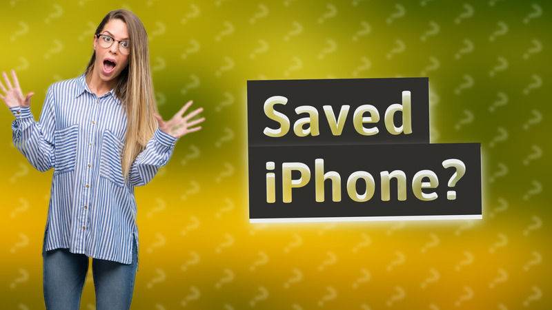 Saved iPhone?