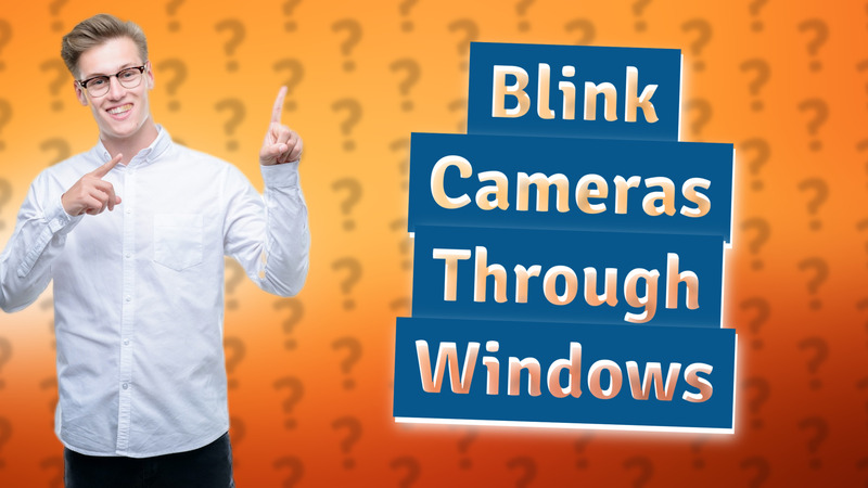 Blink Cameras Through Windows