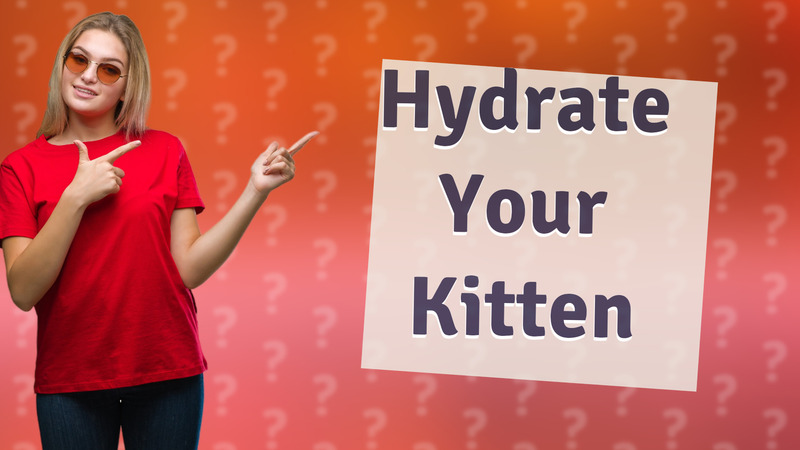 Hydrate Your Kitten