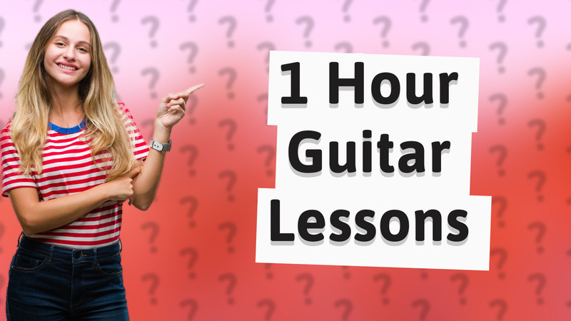 1 Hour Guitar Lessons